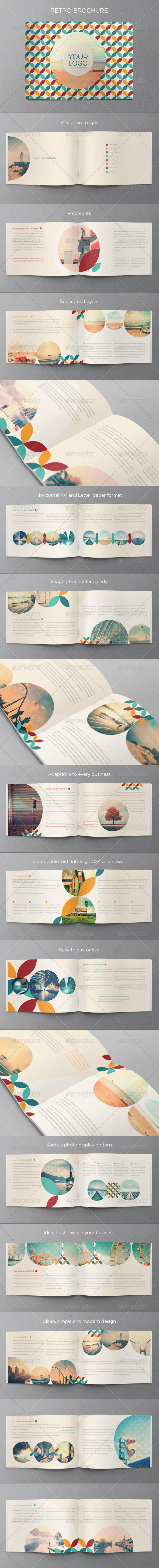 Retro Brochure - Brochures Print Templates