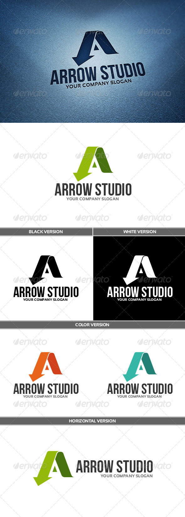 ArrowStudio Logo - Letters Logo Templates