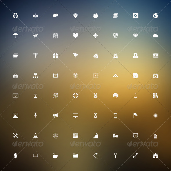 Universal Outlined Icons - Media Icons