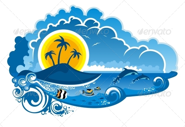 Tropical Island Paradise - Seasons Nature