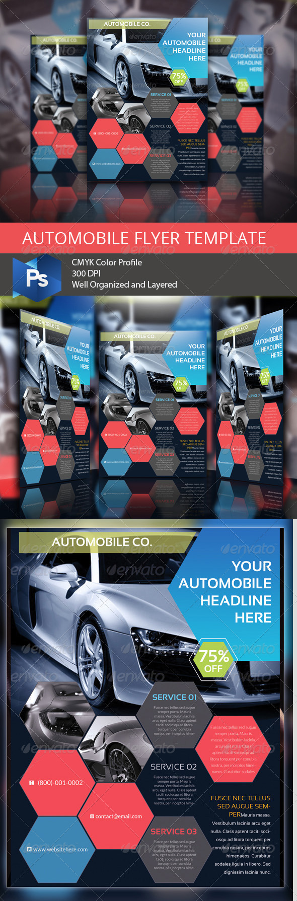 Automobile Flyer Template - Commerce Flyers