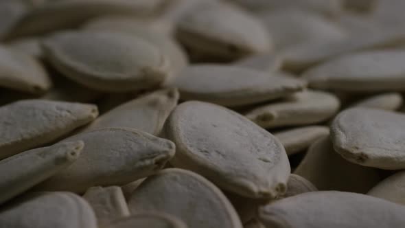 Cinematic, rotating shot of pumpking seeds - PUMPKIN SEEDS 041 alt