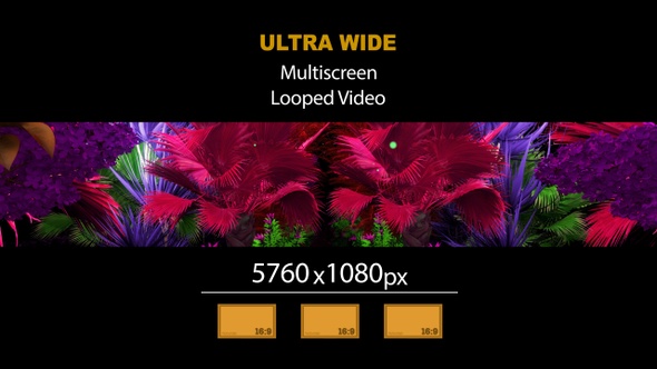 Ultra Wide HD Luxury Magic Garden Hall 16
