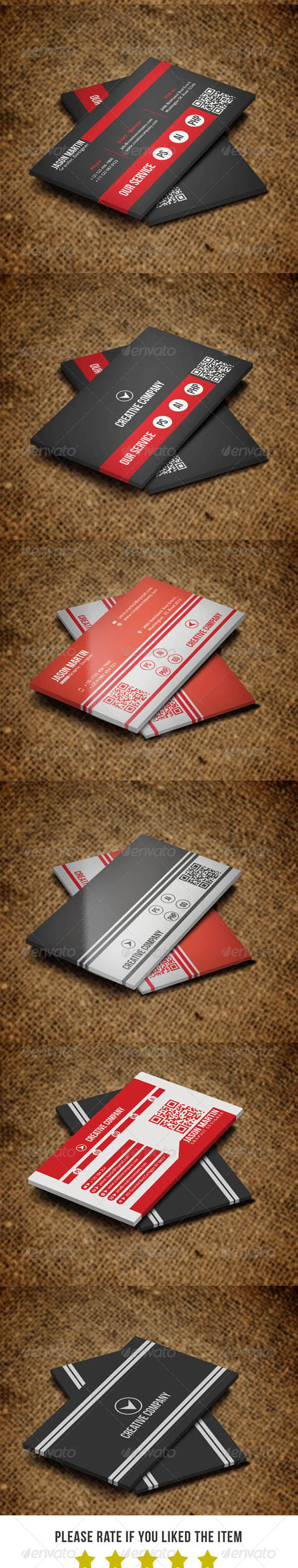 Corporate Business card Bundle V1 - Corporate Business Cards