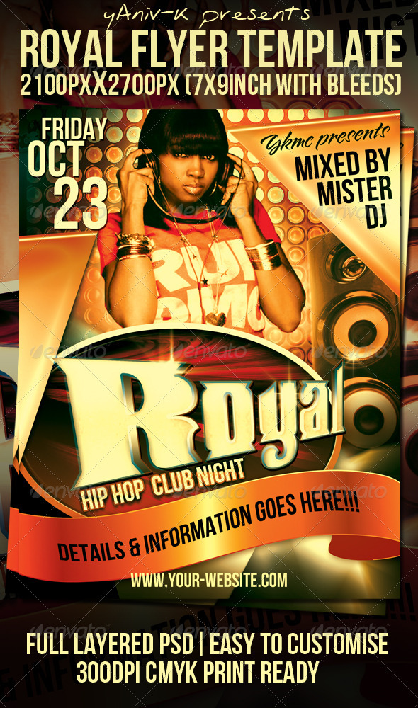 Royal Flyer Template - Clubs & Parties Events