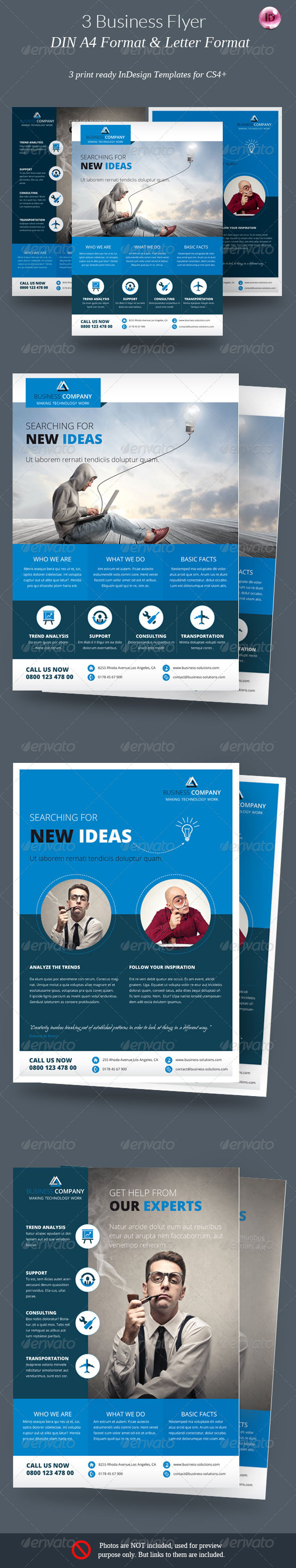 3 Business Flyer - Corporate Flyers