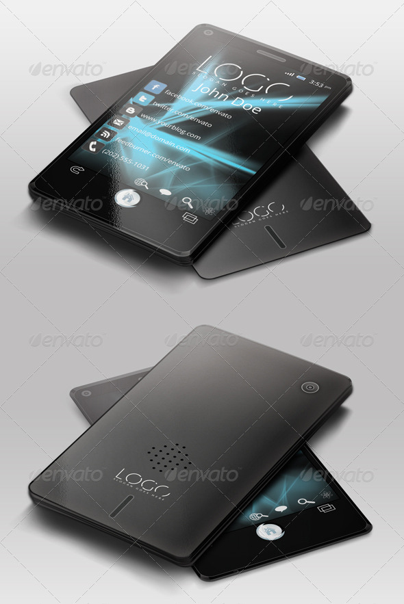 SmartPhone Business Card - Real Objects Business Cards