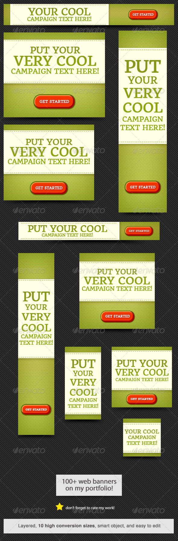 Cool Web Banner Design - Banners & Ads Web Elements