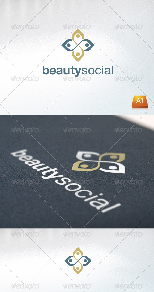Beautysocial - Humans Logo Templates