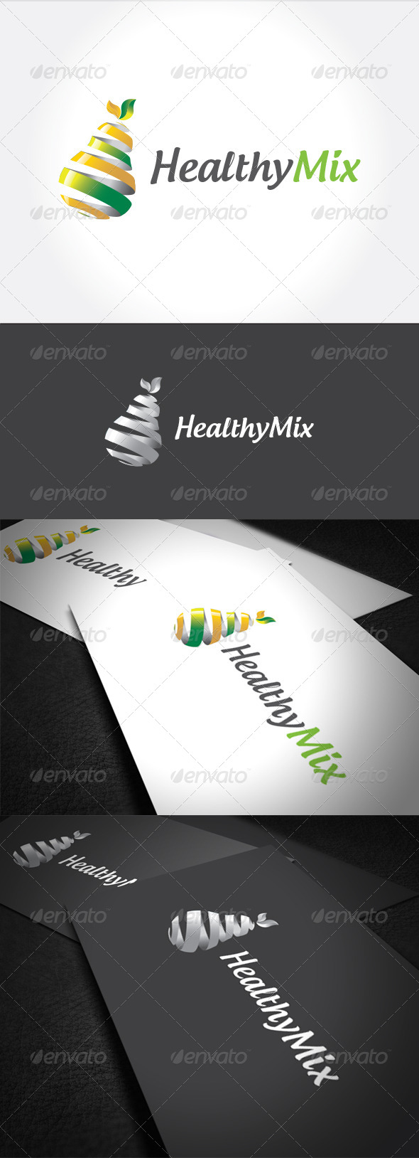 Healty Mix Logo Template - Food Logo Templates