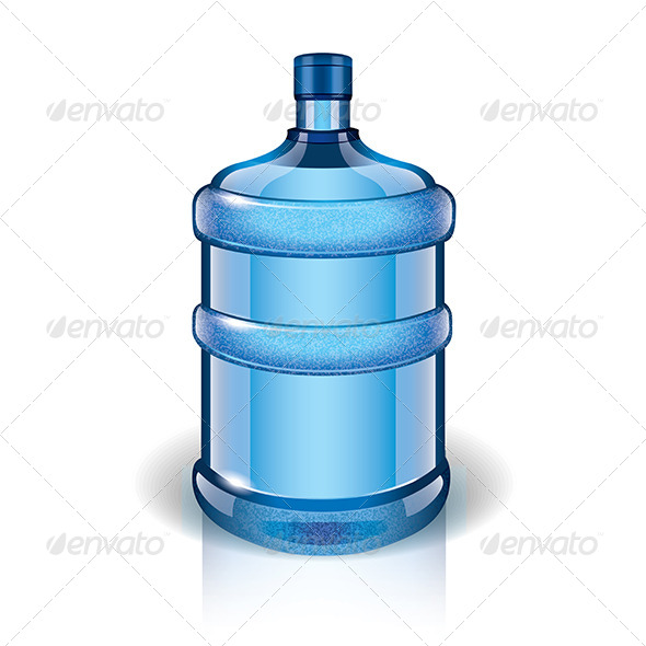 Water Bottle - Food Objects
