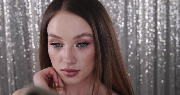 Glamour Girl with Perfect Makeup alt