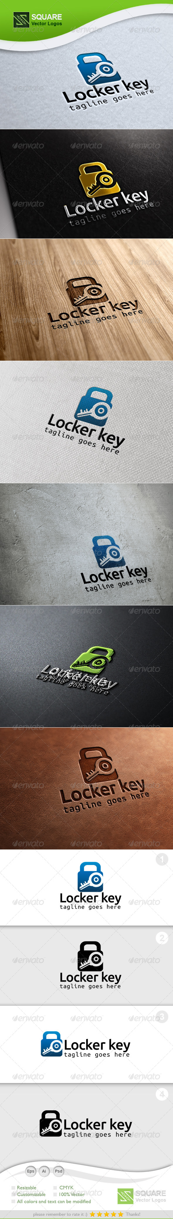 Locker, Key Vector Logo Template - Symbols Logo Templates