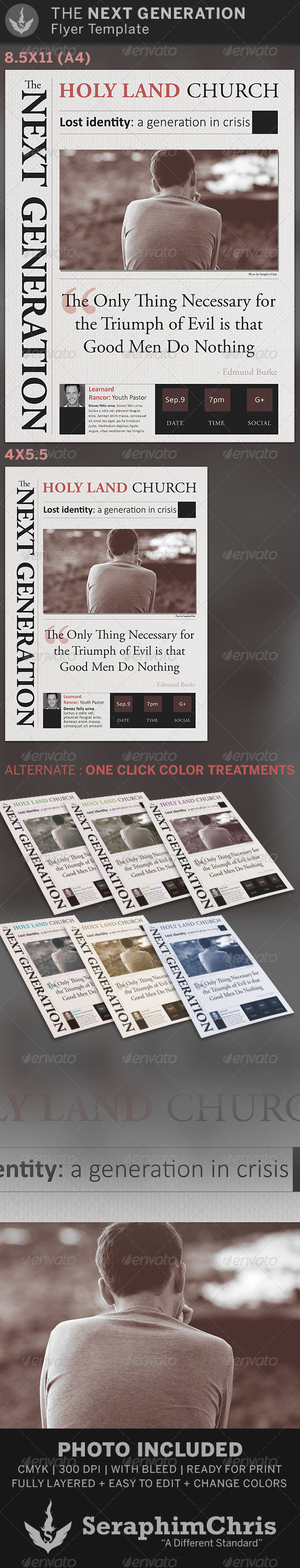 The Next Generation: Church Flyer Template - Church Flyers