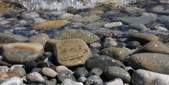 Water Hitting Rocks