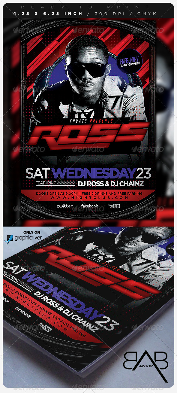 Electro Concert Music Flyer - Events Flyers