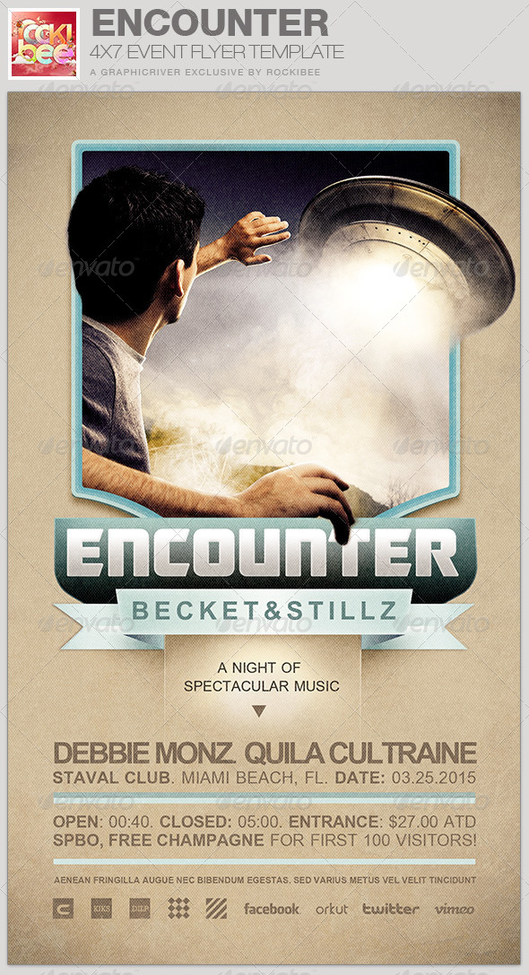 Encounter Event Flyer Template - Events Flyers