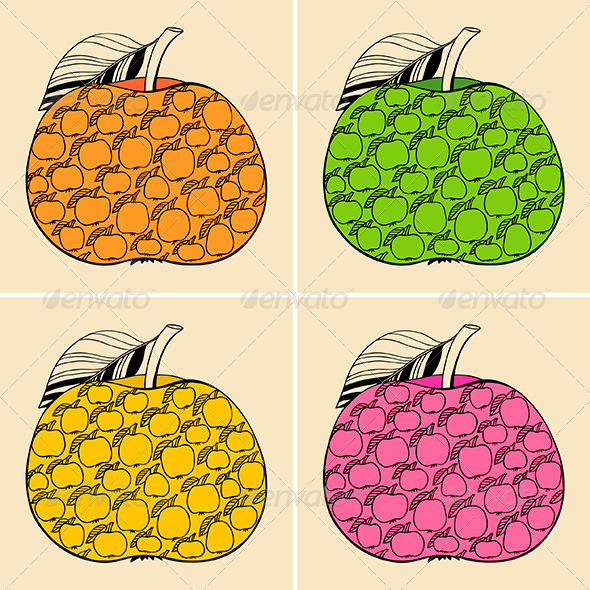 Decorative Apples - Patterns Decorative