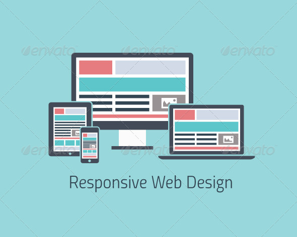 Responsive Web Design Development Flat - Web Technology
