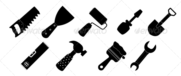Different Tool Icons Set - Web Technology