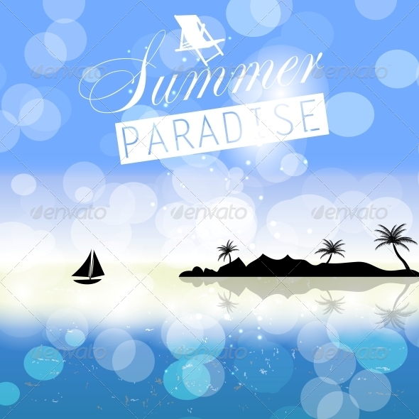 Summer Holidays Background - Web Technology