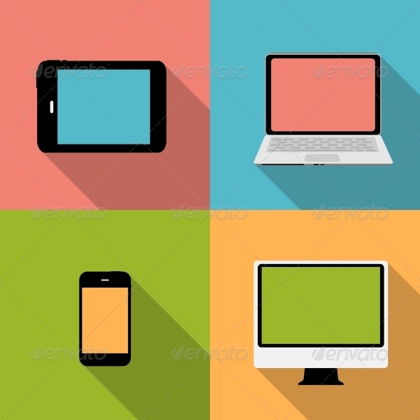 Computing Concept on Different Electronic Devices - Web Technology