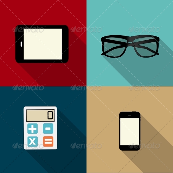 Square Icons - Web Technology