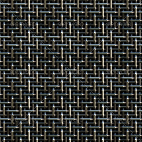 Abstract metal net - Technology 3D Renders