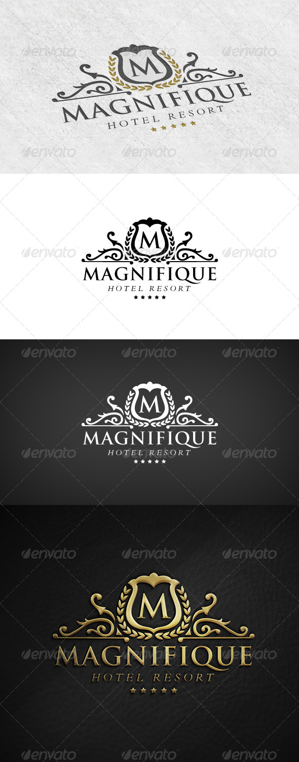Elegant Logo - Hotel Resort - Crests Logo Templates
