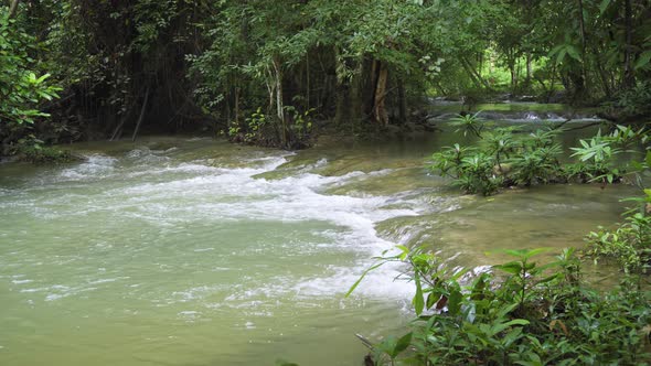 Huai Mae Khamin Waterfall, fifth level, Kanchanaburi, Thailand