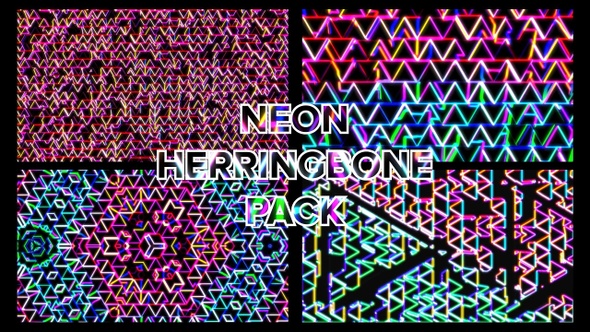 Neon Herringbone HD Pack