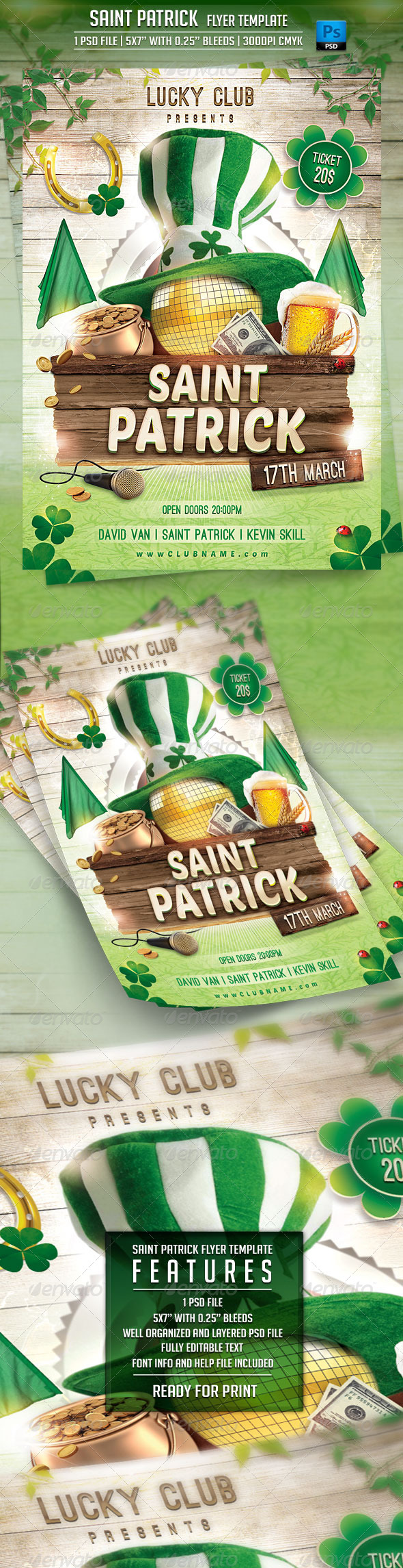 Saint Patrick Flyer Template - Events Flyers