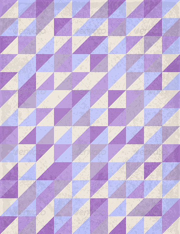 Abstract Geometrical Violet Background - Abstract Conceptual