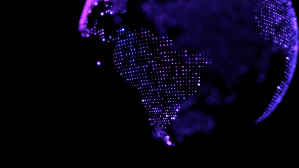 Globe - South America (Purple)