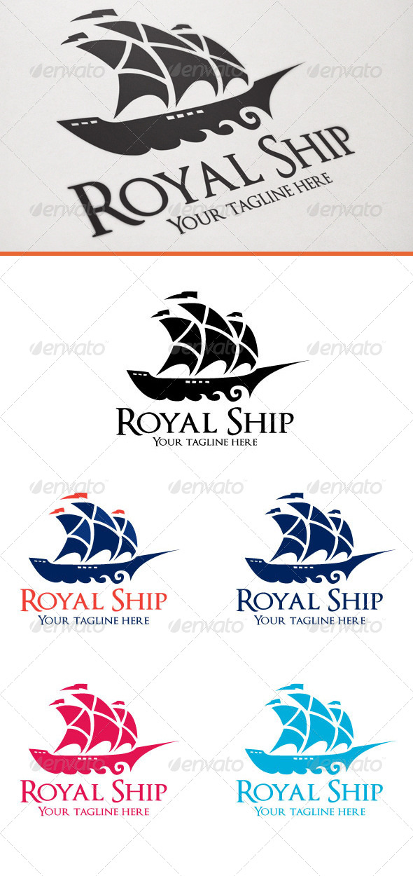 Royal Ship - Objects Logo Templates
