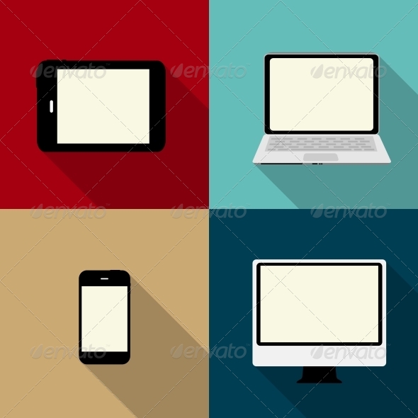 Computing Concept on Different Electronic Devices - Web Technology