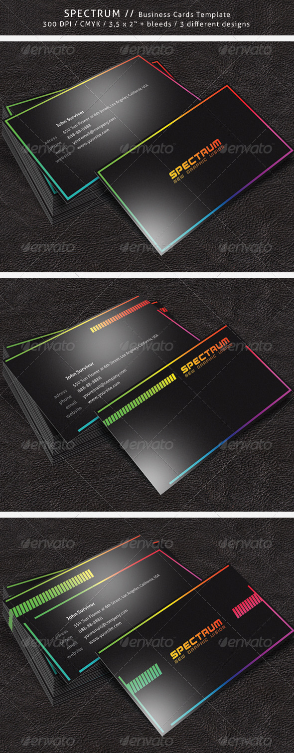 Spectrum Business Card - Corporate Business Cards
