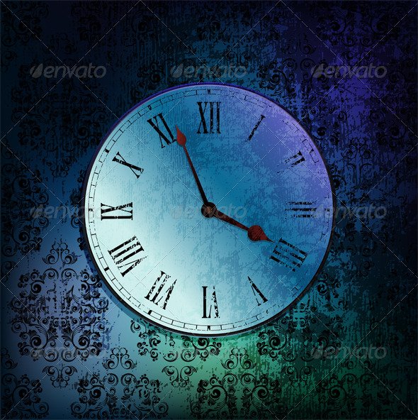 Old vintage clock - Retro Technology