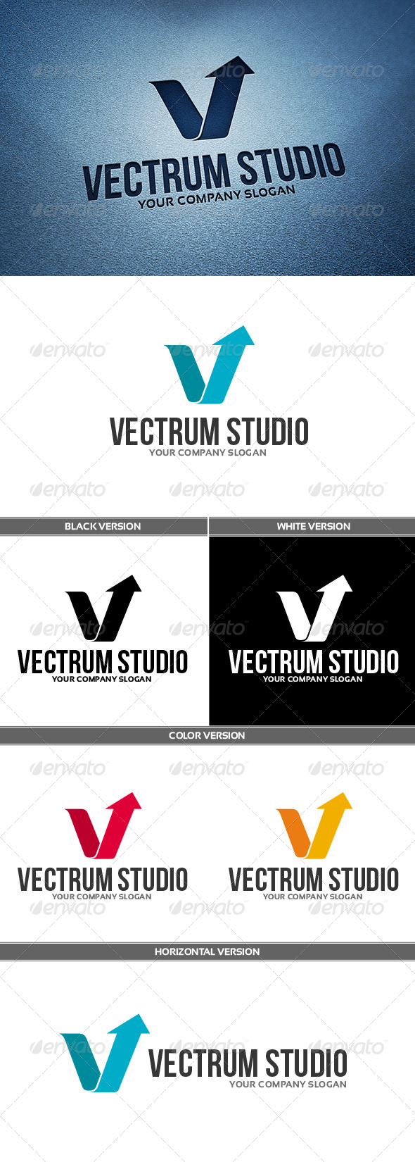 VectrumStudio Logo - Letters Logo Templates