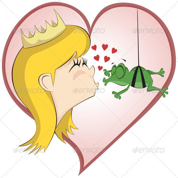 The Princess and the Hanging Frog - Valentines Seasons/Holidays