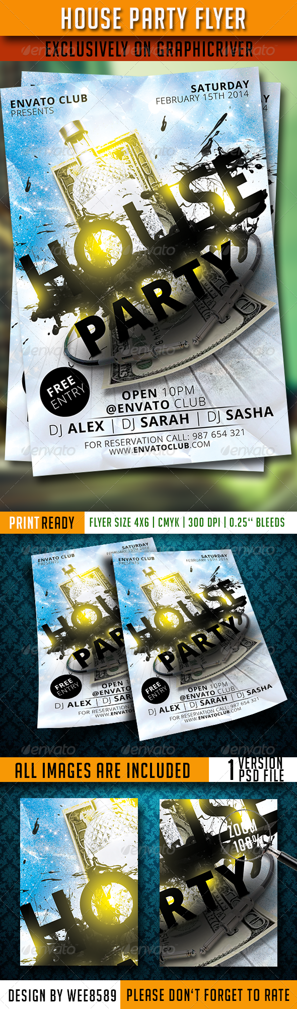 House Party Flyer - Clubs & Parties Events