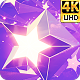 Neon Glowing Stars Tunnel 4k - 149