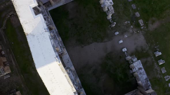 Old Greece Structure Aerial View 3