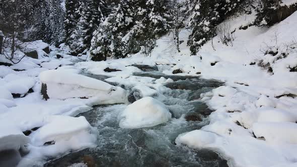 Snowy And Icy River alt