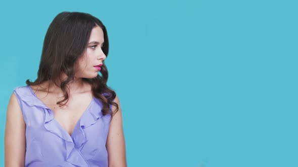 Displeased Woman Meme Expression Frowning Feelings alt