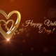Happy Valentines Day Card Golden - VideoHive Item for Sale