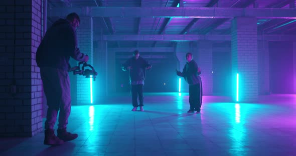 Backstage of Video Shooting alt