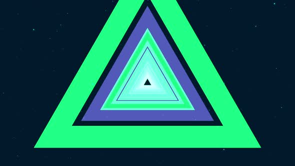 Beautiful Multicolored Triangle Tunnel Background alt