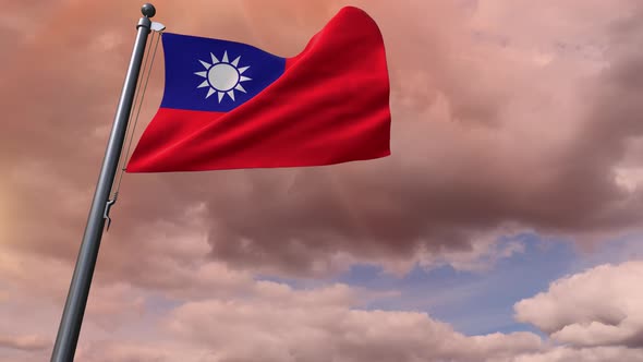Taiwan Flag 4K alt