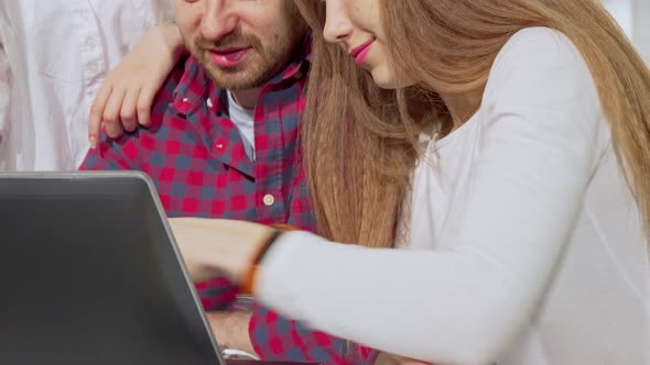 Charming Teen Girl Smiling To the Camera While Studying at School alt